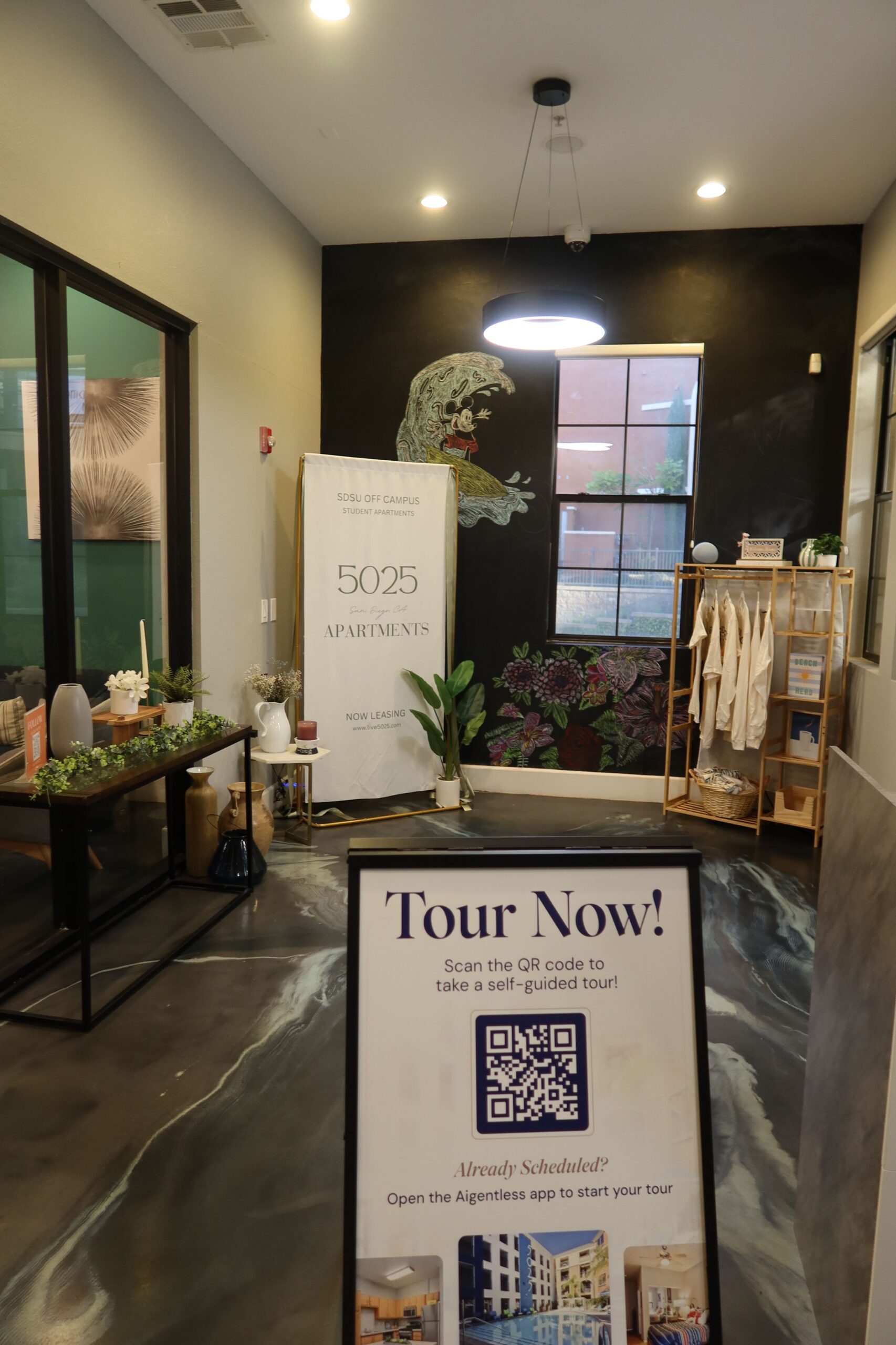 apartment lobby self guided tour station scaled
